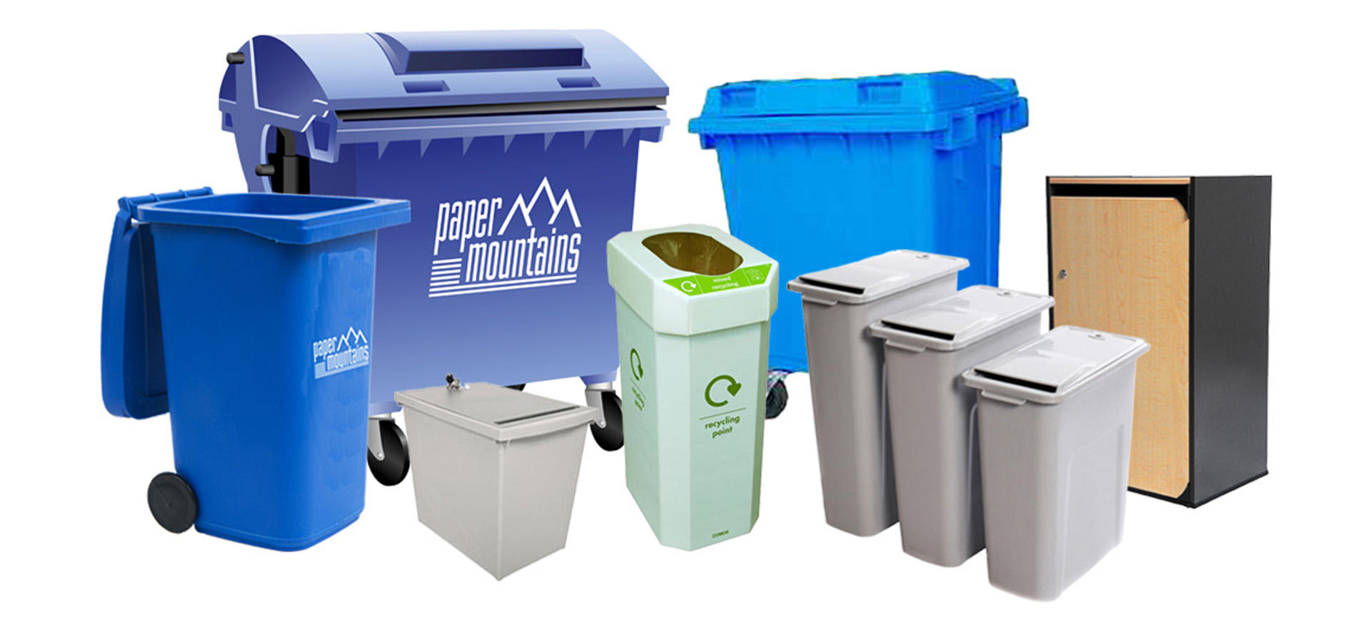 Selection of Secure locking bins