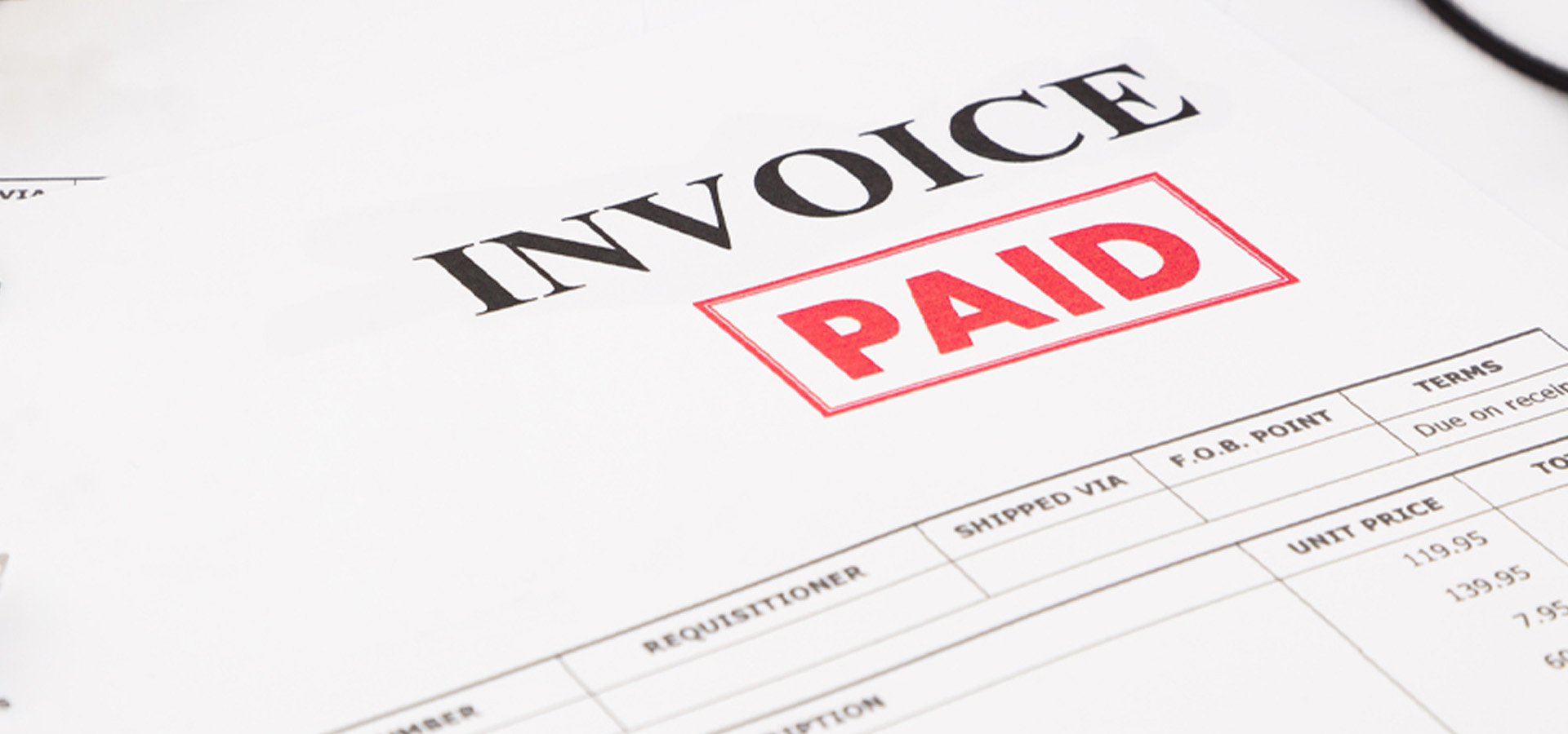 Accounts receivable documents and remittance advice processing